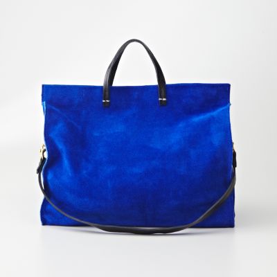 Suede Tote w/ Optional Strap