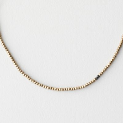 TINY BONE BEAD NECKLACE