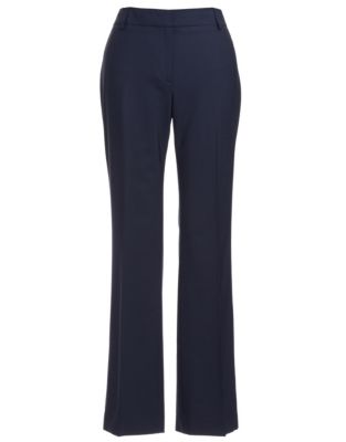 Jones New York Collection Petite Wool Blend Dress Pants-NAVY-Petite 4