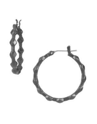 UPC 024576994488 product image for Sam Edelman Small Faceted Hoop - Gold | upcitemdb.com