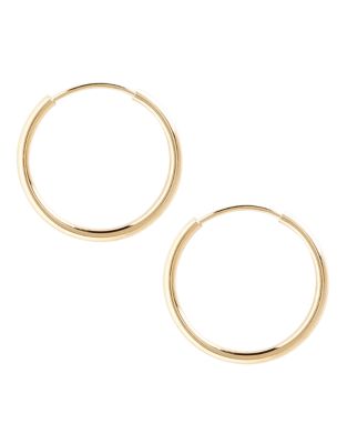 UPC 027657183269 product image for Fine Jewellery 14K Yellow Gold Endless Hoop Earrings - Yellow Gold | upcitemdb.com