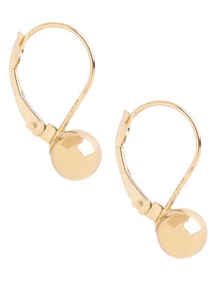 UPC 027657362428 product image for Fine Jewellery 14K Yellow Gold Ball Leverback Earrings - Yellow Gold | upcitemdb.com