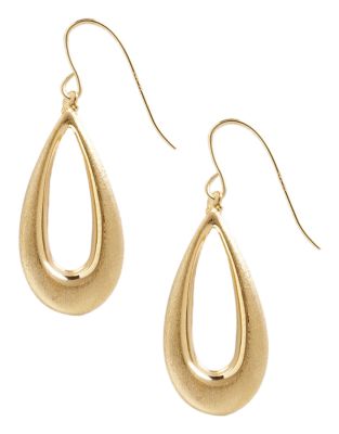 UPC 027657638714 product image for Fine Jewellery 14K Yellow Gold Satin Teardrop Earrings - Yellow Gold | upcitemdb.com