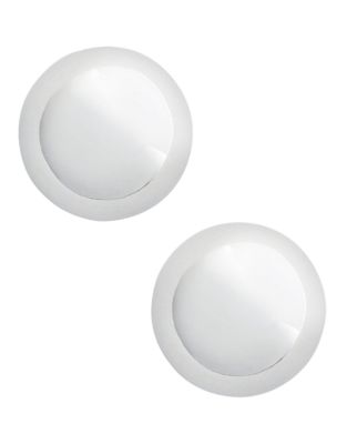UPC 027657707274 product image for Fine Jewellery 14K White Gold Ball Earrings - White Gold | upcitemdb.com