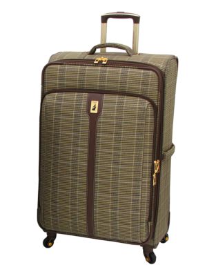 UPC 044142772975 product image for London Fog London Fog Westminster 360   Camel Plaid 29in Expandable Spinner - Br | upcitemdb.com