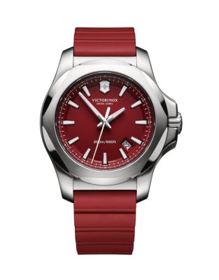 Victorinox Swiss Army Analog I.N.O.X Watch-RED-One Size