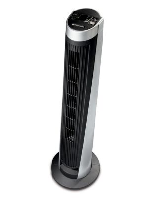 Bionaire 40inch Slope Flow Tower Fan-BLACK-One Size