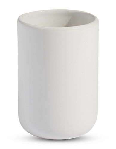 React Carlton Tumbler Glass-WHITE-One Size