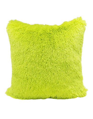 React Eyelash Knit Cushion-GREEN-One Size