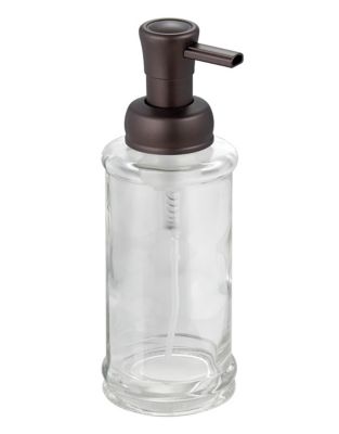 UPC 081492703419 product image for Interdesign Inc Hamilton Glass Foaming Soap Pump-BRONZE-One Size | upcitemdb.com