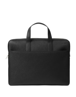 UPC 098687033985 product image for Jack Spade Barrow Leather Slim Briefcase-BLACK-One Size | upcitemdb.com