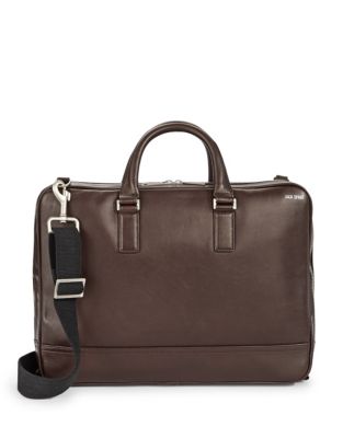 UPC 098689865720 product image for Jack Spade Fulton Leather Briefcase-BROWN-One Size | upcitemdb.com
