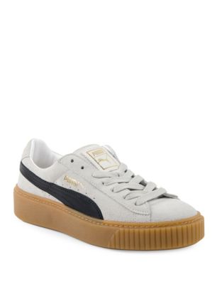 puma basket suede platform