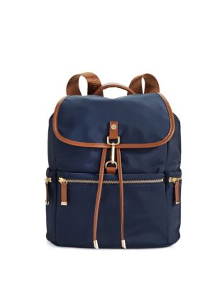 UPC 190466815475 product image for Calvin Klein Dressy Nylon Backpack-NAVY BLUE-One Size | upcitemdb.com