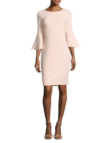 Image result for CALVIN KLEIN Trumpet Sleeve Sheath Dress