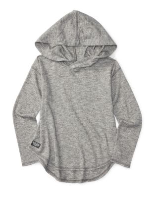 UPC 190618015043 product image for Ralph Lauren Childrenswear Heathered Hooded Top-GREY-Medium | upcitemdb.com