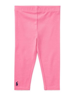 UPC 190618455337 product image for Ralph Lauren Childrenswear Stretch Leggings-PINK-12 Months | upcitemdb.com