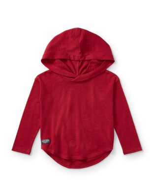 UPC 190618594708 product image for Ralph Lauren Childrenswear Cotton Hooded Pullover-RED-4 | upcitemdb.com