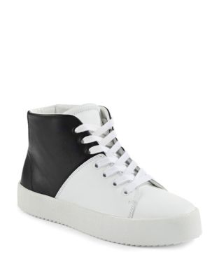 Kendall + Kylie Dylan Hi-Top Sneakers-WHITE-7.5