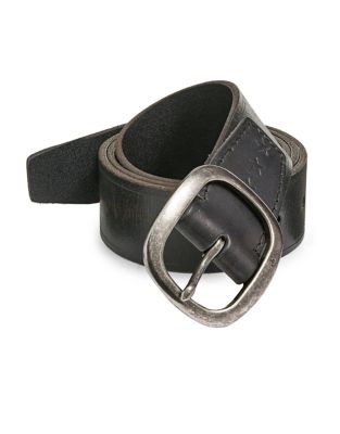 UPC 190802374826 product image for John Varvatos Star U.S.A. Classic Leather Belt-BLACK-34 | upcitemdb.com