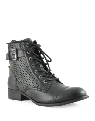 NINE WEST - GUESS Atkin Combat Boots ブーツ 靴の+spbgp44.ru