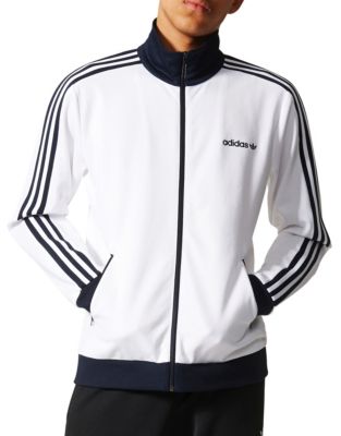 adidas beckenbauer track jacket white