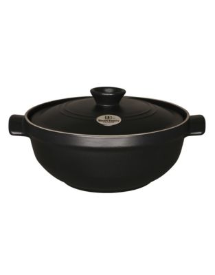 EAN 3289317145742 product image for EMILE HENRY Black Risotto Pot 28Cm/3.6L - BLACK | upcitemdb.com