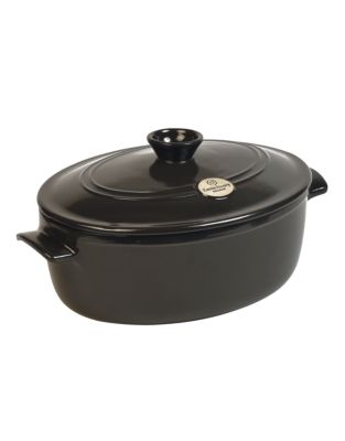 EAN 3289317945601 product image for Emile Henry Oval Covered Stewpot-PEPPER-6 | upcitemdb.com