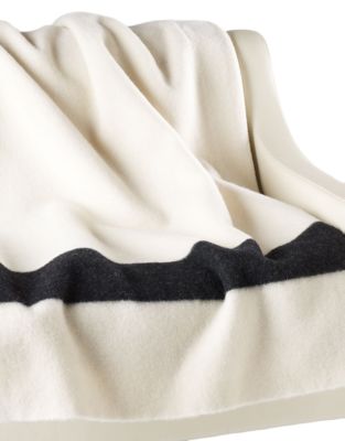 UPC 886456965427 product image for Hudson'S Bay Company Oxford White Point Blanket-WHITE-King | upcitemdb.com