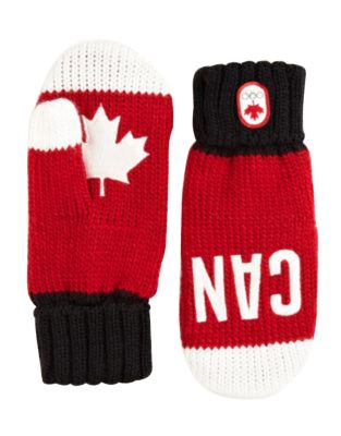 UPC 400861243651 product image for Olympic Collection Snow Top Red Mittens - RED - Large-X-Large | upcitemdb.com