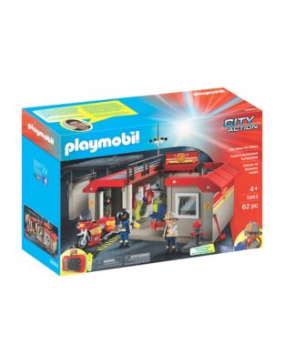 Playmobil Take Along Fire Station-MULTI-One Size