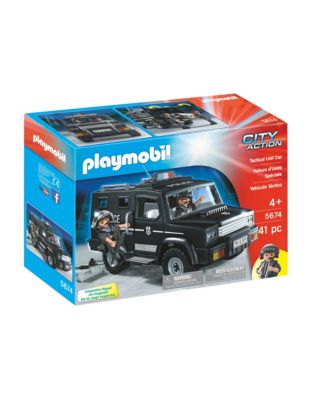 Playmobil Tactical Unit Car Set-MULTI-One Size