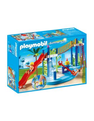 Playmobil Water Park Play Area-MULTI-One Size