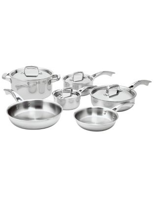 EAN 4009839283123 product image for ZWILLING J.A.HENCKELS Truclad 10 Piece Cookware Set - SILVER | upcitemdb.com