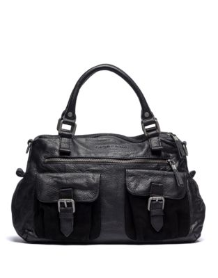 EAN 4051436739206 product image for Liebeskind Britta Leather Satchel-BLACK-One Size | upcitemdb.com