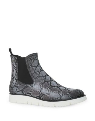 snake print rain boots