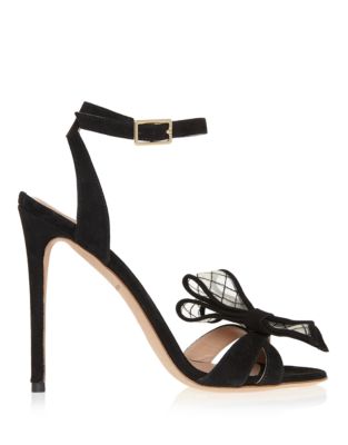 EAN 5045365446112 product image for Kurt Geiger London Maia Bow Ankle Strap Dress Sandals - Black - 7.5 | upcitemdb.com