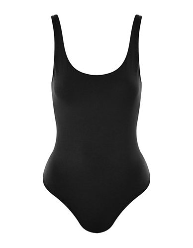 EAN 5045439410339 product image for Topshop Scoop Back Bodysuit-BLACK-UK 12/US 8 | upcitemdb.com
