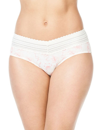 UPC 608926357163 product image for Warner'S No Pinch Lace Hipster Panty-ROSE PRINT-Small | upcitemdb.com