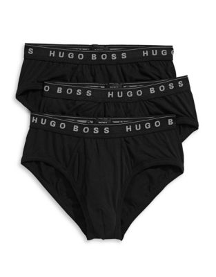 UPC 610769910061 product image for Hugo Boss 3 Pack Classic Briefs - Black - Large | upcitemdb.com