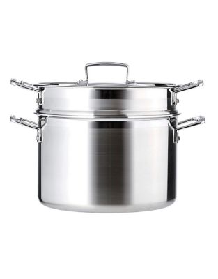 UPC 630870042277 product image for LE CREUSET 7.2L Stockpot with Pasta Colander Insert - SILVER | upcitemdb.com