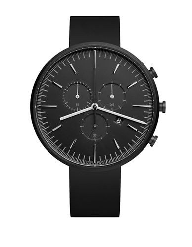Uniform Wares Chronograph Watch in Black PVD with Black 