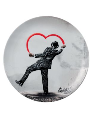 UPC 652383753129 product image for Royal Doulton Street Art Nick Walker Plate, Love Vandal Limited Edition - Black  | upcitemdb.com