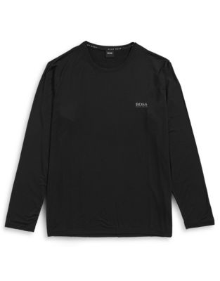 UPC 704349663581 product image for Boss Long-Sleeve Modal T-Shirt-BLACK-X-Large | upcitemdb.com