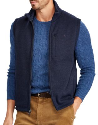 polo ralph lauren fleece mockneck vest