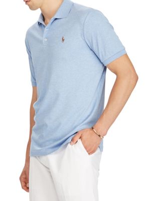 UPC 712169415808 product image for Polo Ralph Lauren Soft-Touch Cotton Polo-LIGHT BLUE-X-Large | upcitemdb.com