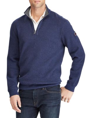UPC 712169478032 product image for Polo Ralph Lauren Reversible Estate-Rib Pullover-NAVY-Medium | upcitemdb.com