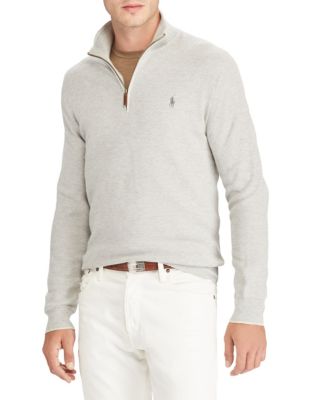 UPC 712169568733 product image for Polo Ralph Lauren Cotton Logo Sweater-GREY-3X Tall | upcitemdb.com