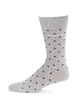 UPC 722557682323 product image for Boss Polka Dot Socks-GREY-7-12 | upcitemdb.com