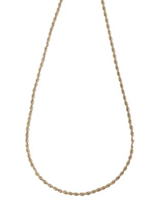 UPC 729367267689 product image for Fine Jewellery 14K White Gold Seamless Rope Necklace - White Gold | upcitemdb.com